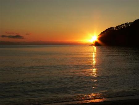 lever de soleil sur abel tasman