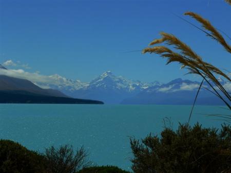 Mt cook vue de putaki lake