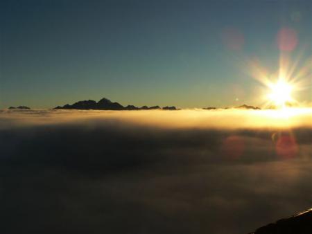 sunrise on the cloud