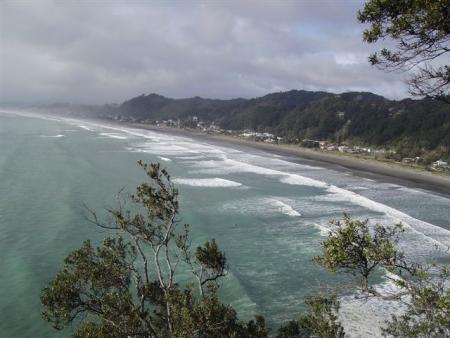 Ohope vu de haut