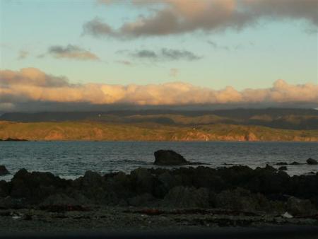 sunset on the other side....