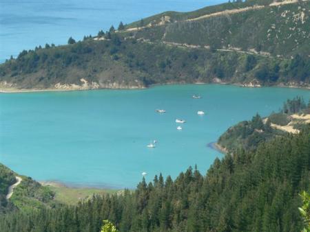 petite baie le long de la cote